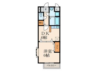 サンライフ徳力の物件間取画像